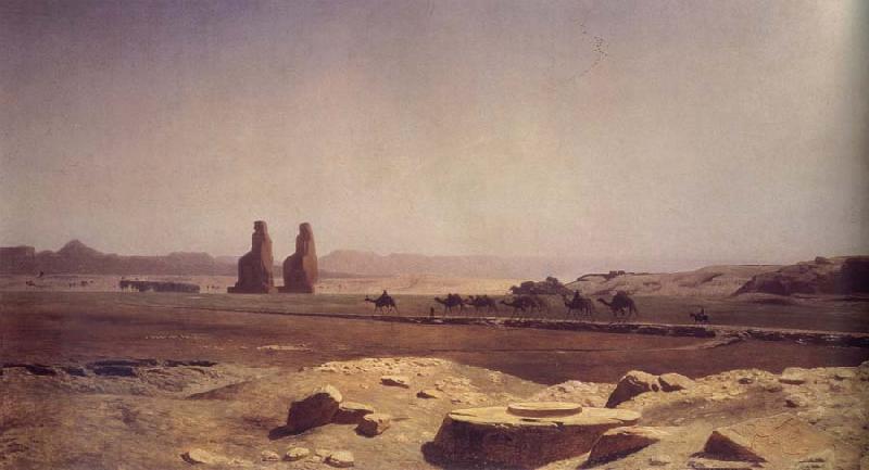 Jean Leon Gerome A View of the Plain of Thebes in Upper Egypt oil painting picture